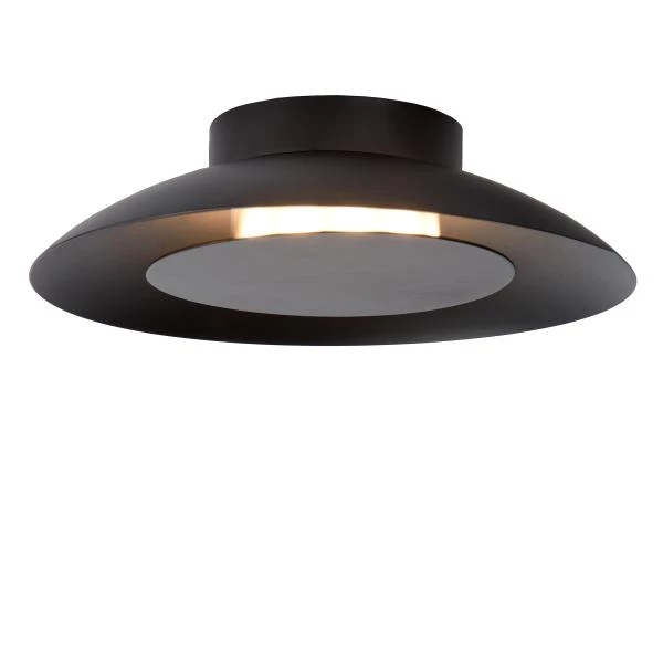Lucide FOSKAL - Flush ceiling light - Ø 21,5 cm - LED - 1x6W 2700K - Black - detail 2